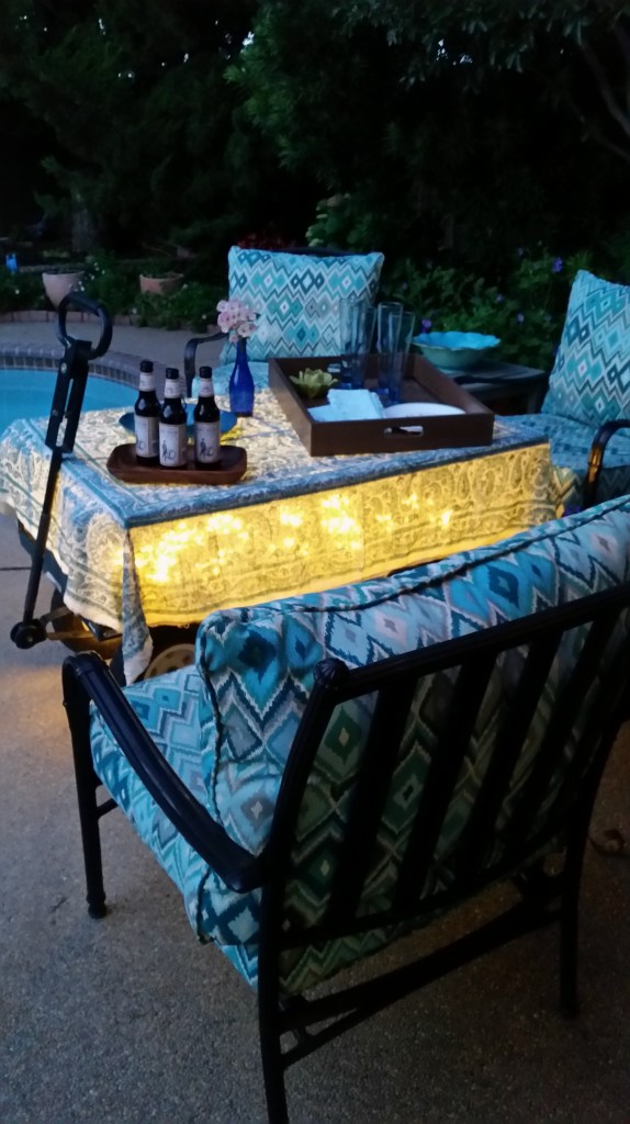 Lights make a beautiful glow!